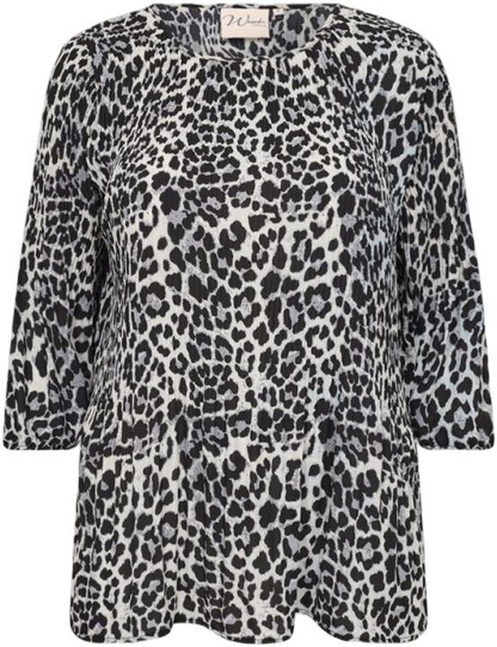 Curvy WA-VANJA 1 Bluse Sort