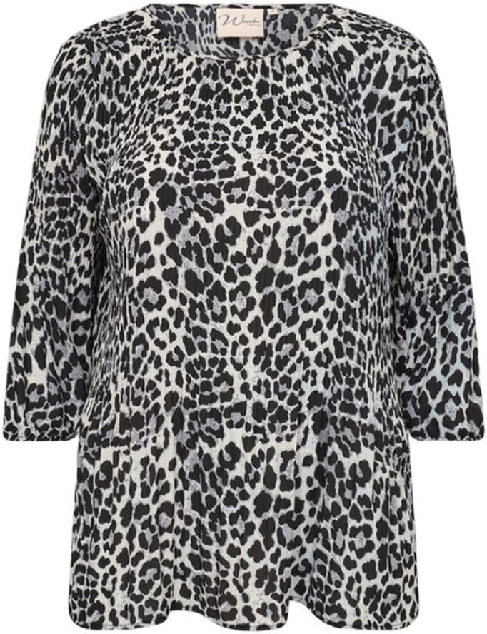 Curvy WA-VANJA 1 Bluse Sort