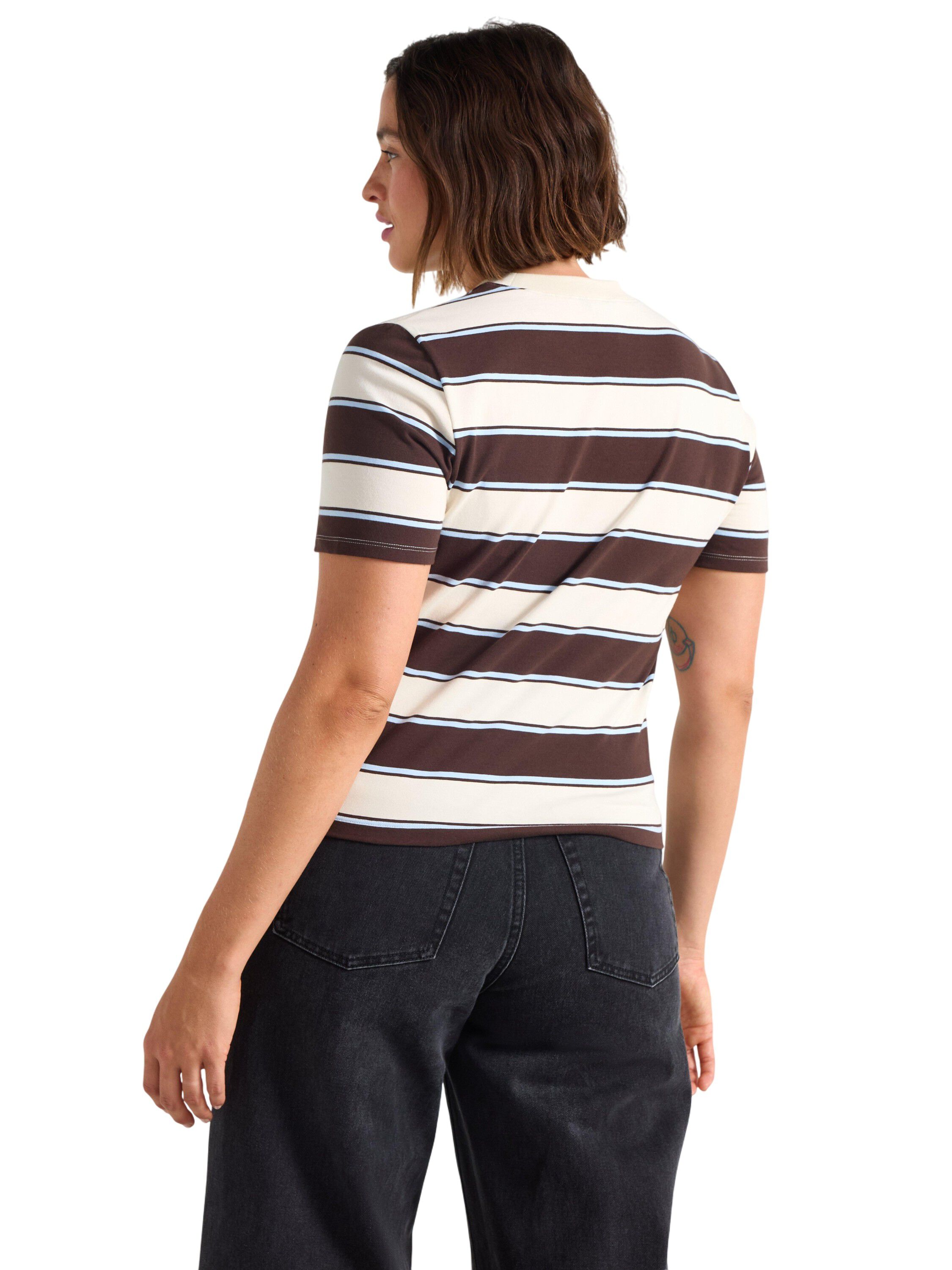Striped t-shirt in soft cotton with