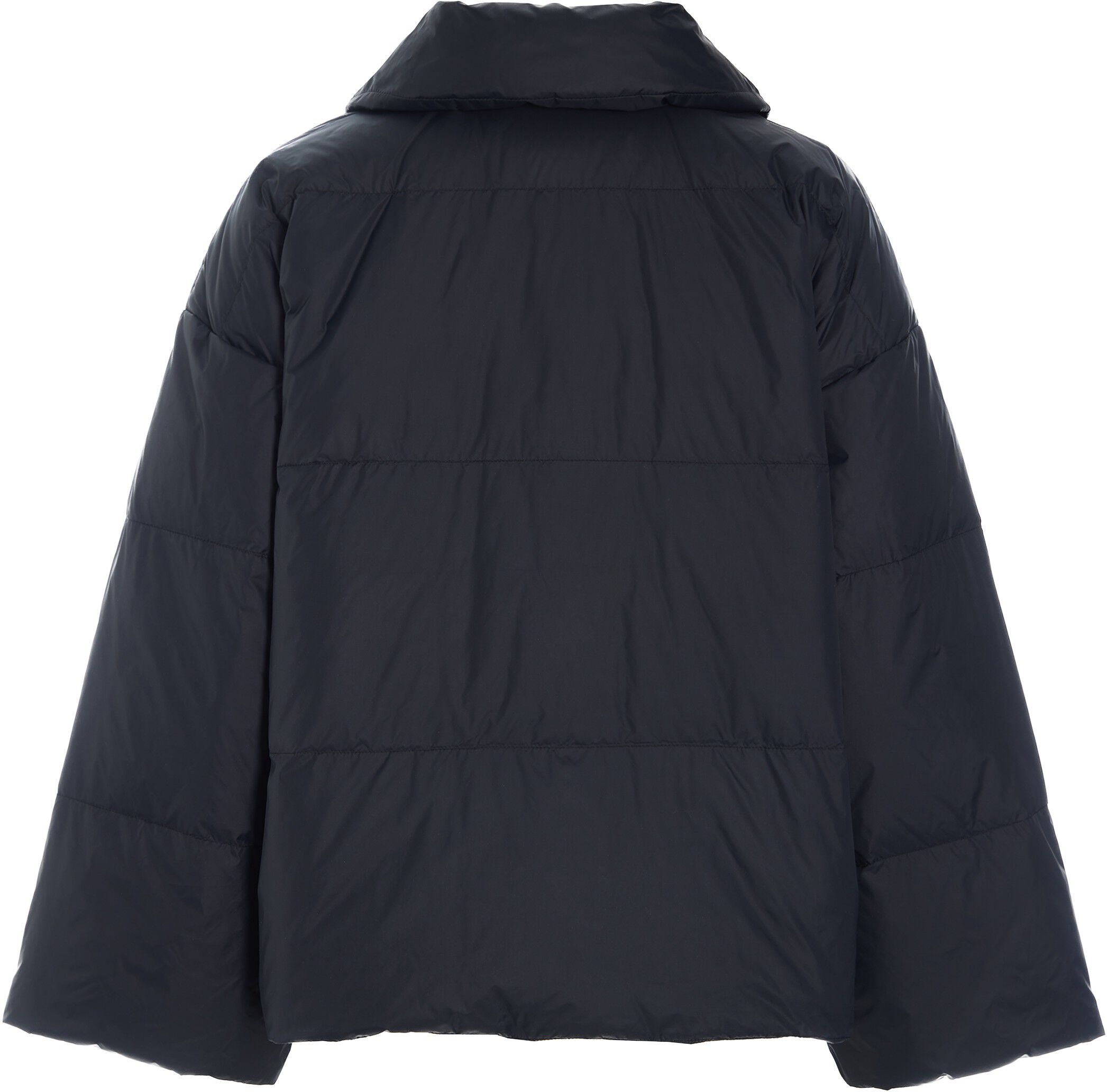 Feather down jakke med revers
