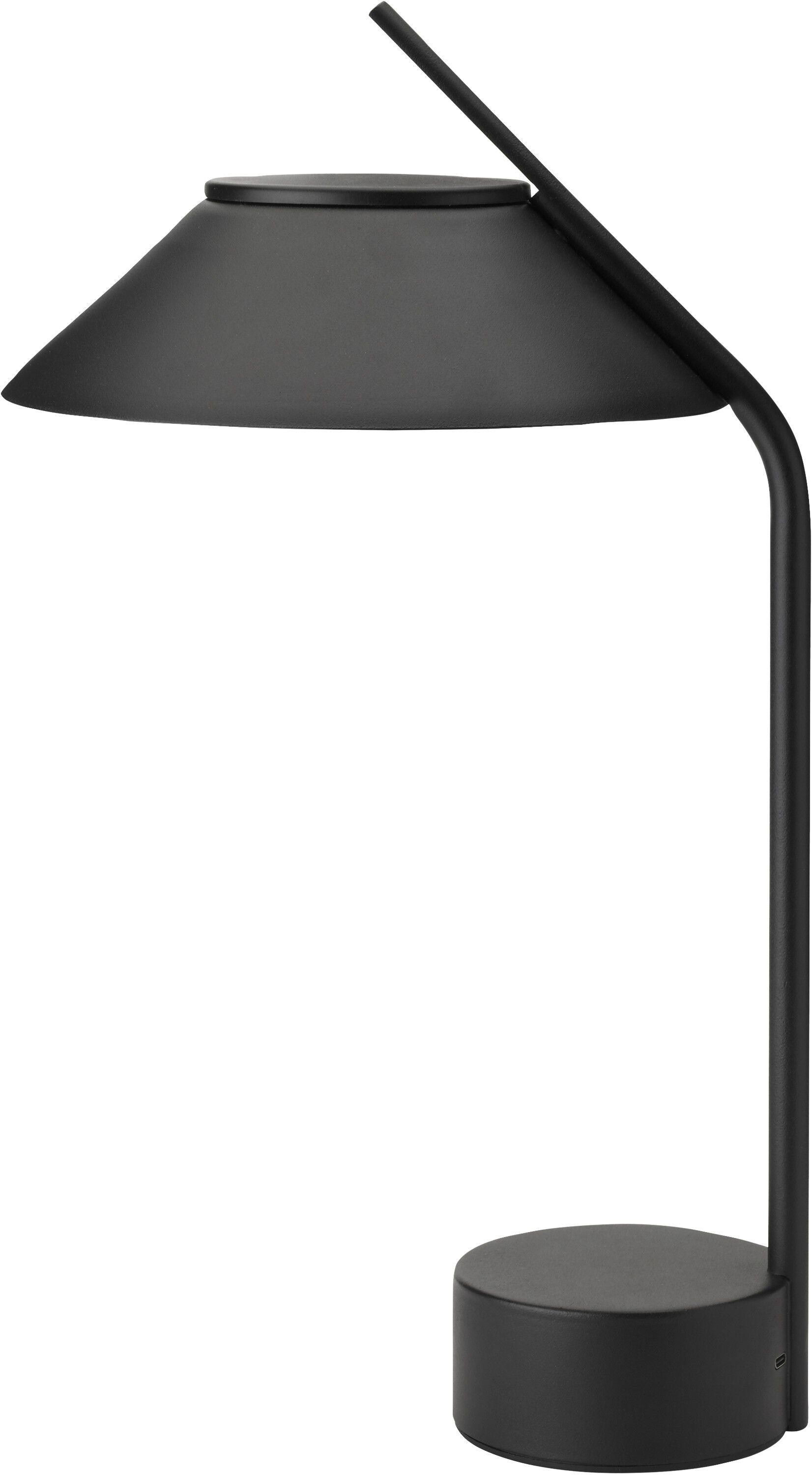 Vinkel LED lampe, portabel black