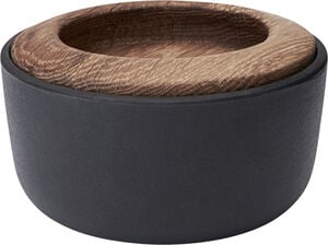 Saltkar m. lokk Kit 10 x 5 cm Eik Støpejern