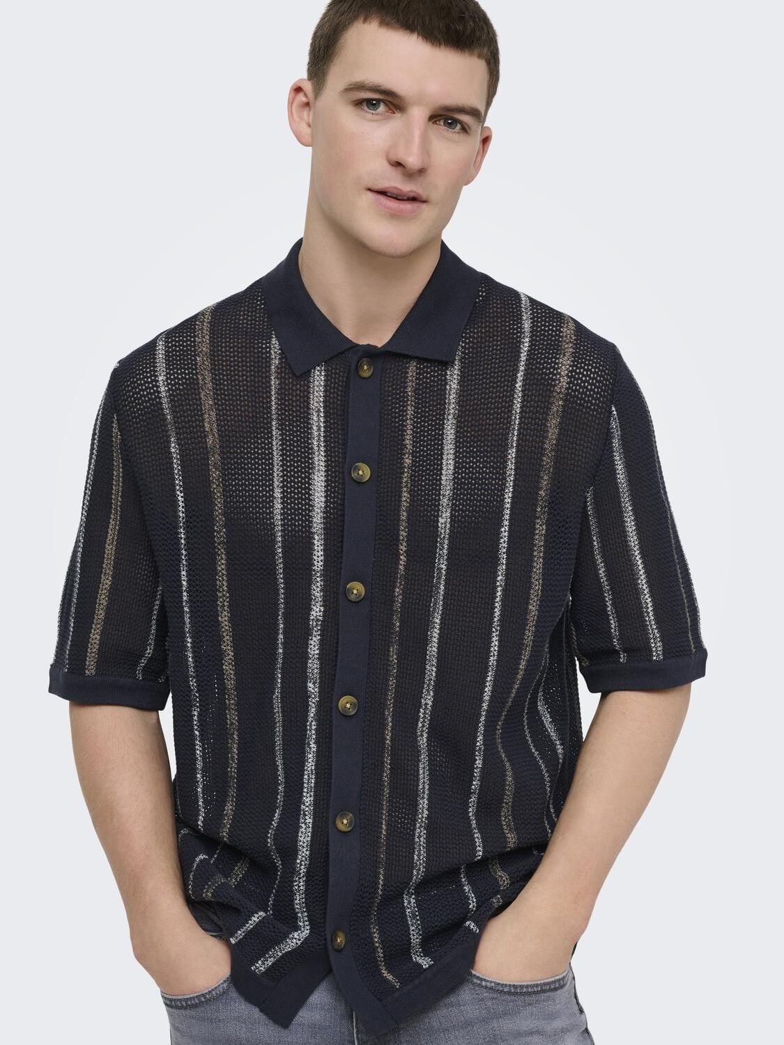 Onstobby Life Rlx  Ss Shirt Knit Noos