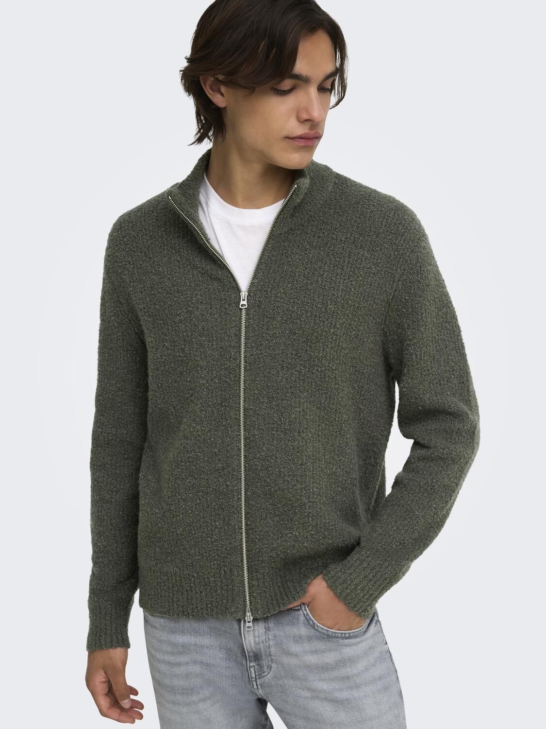 Onsdale Rlx Ls Cardigan Knit