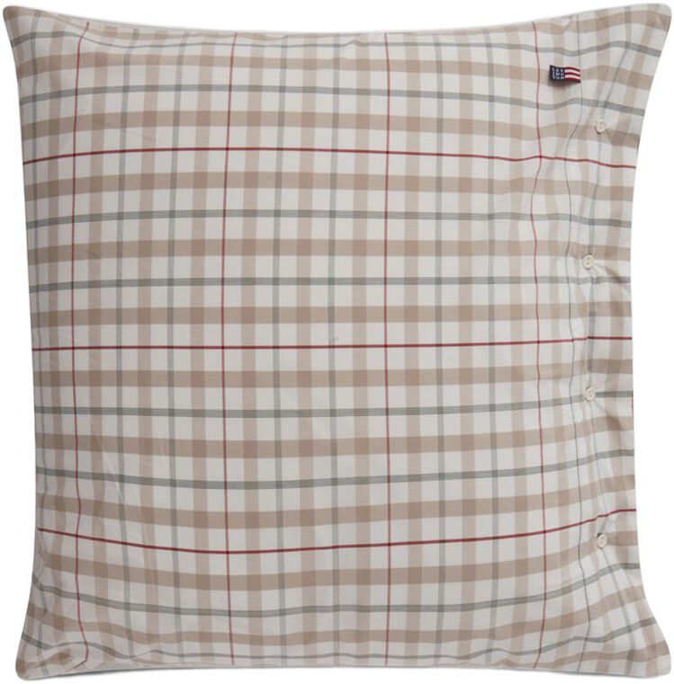 Checked Cotton Poplin Bed Set