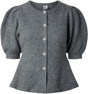 PCSILLY SS PUFF KNIT CARDIGAN NOOS