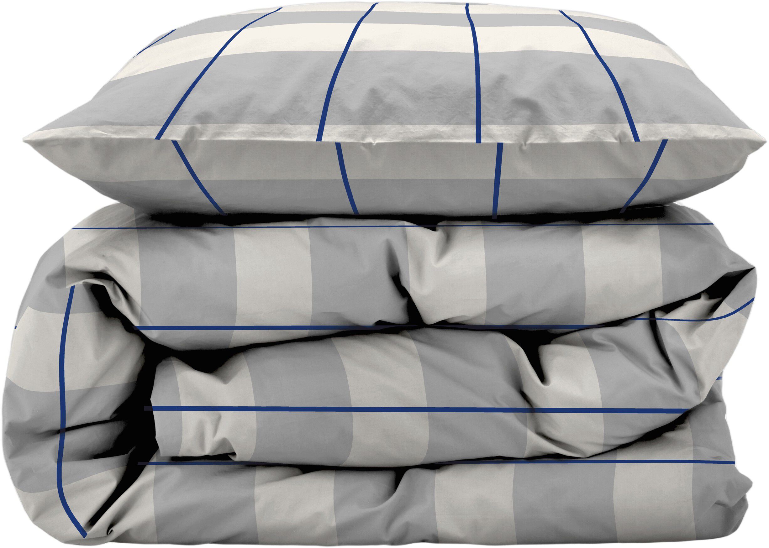 Sengesett 140x220 Blocks Cloud grey