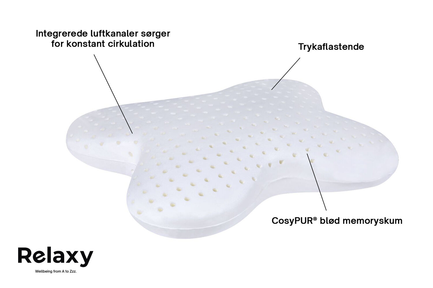 Relaxy STAR Pillow 58x46x11,5 cm