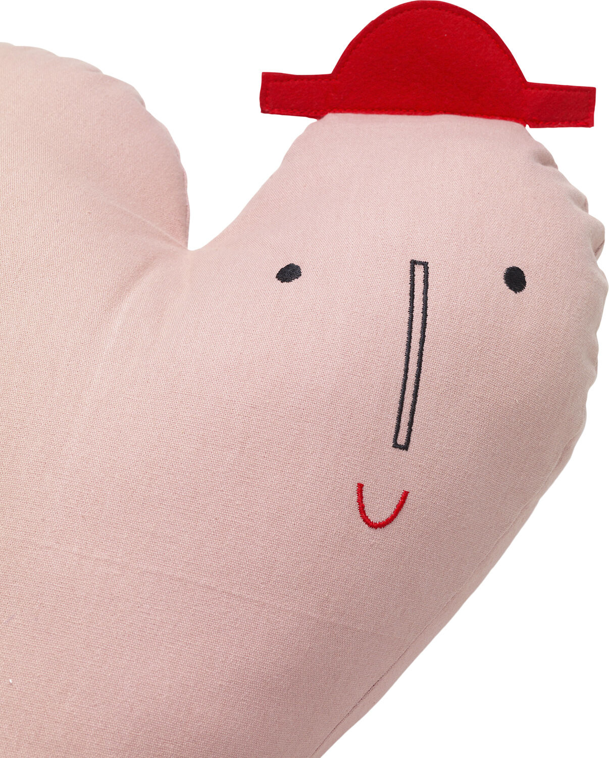 Heart Cushion - Dusty Rose