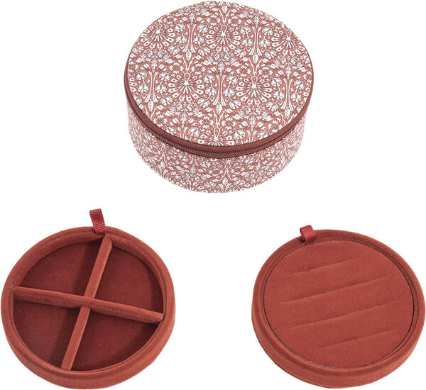 Jewelry box round mw Liberty Peacock House