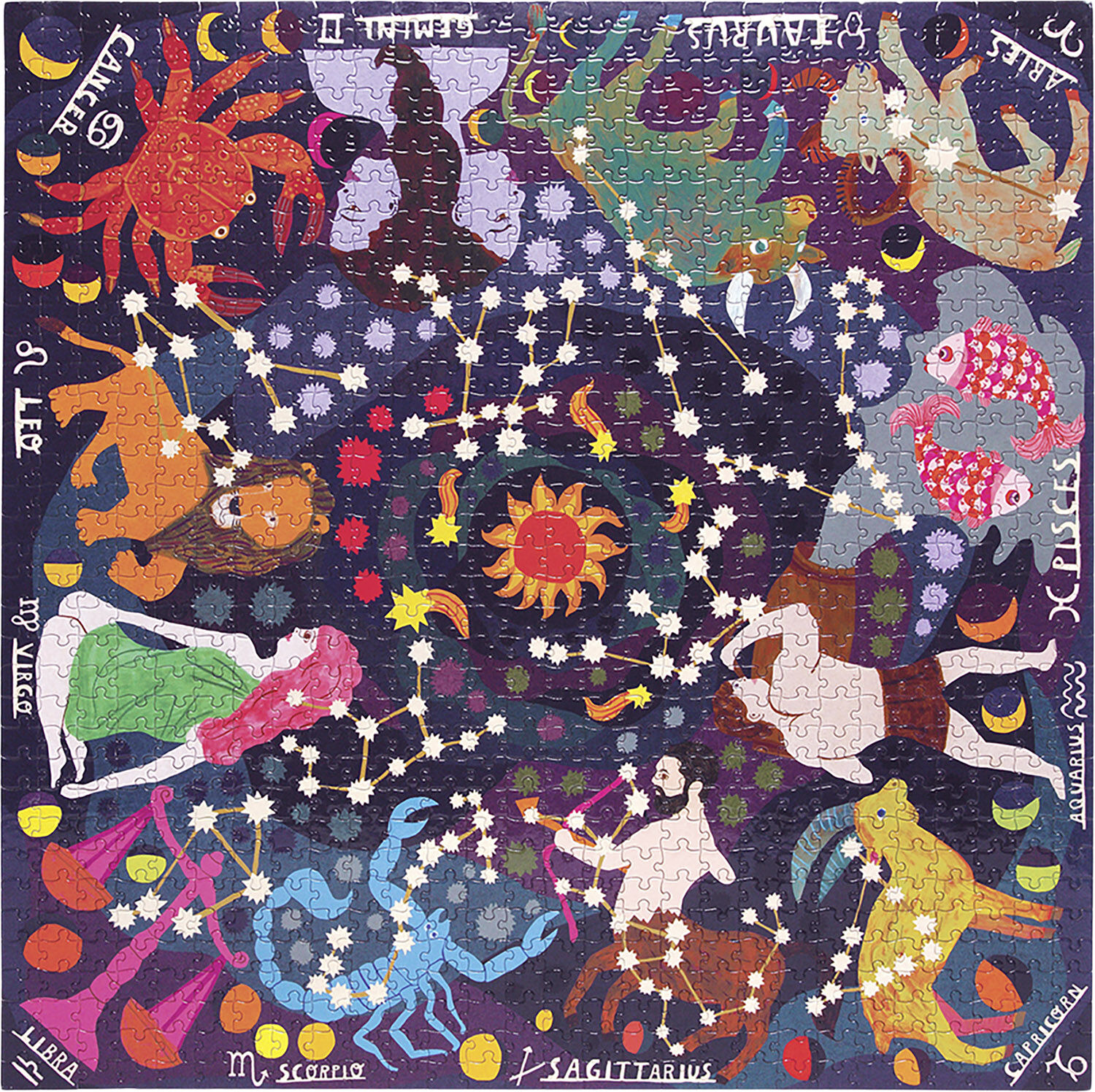 eeBoo - Puslespil 1000 brk - Zodiac