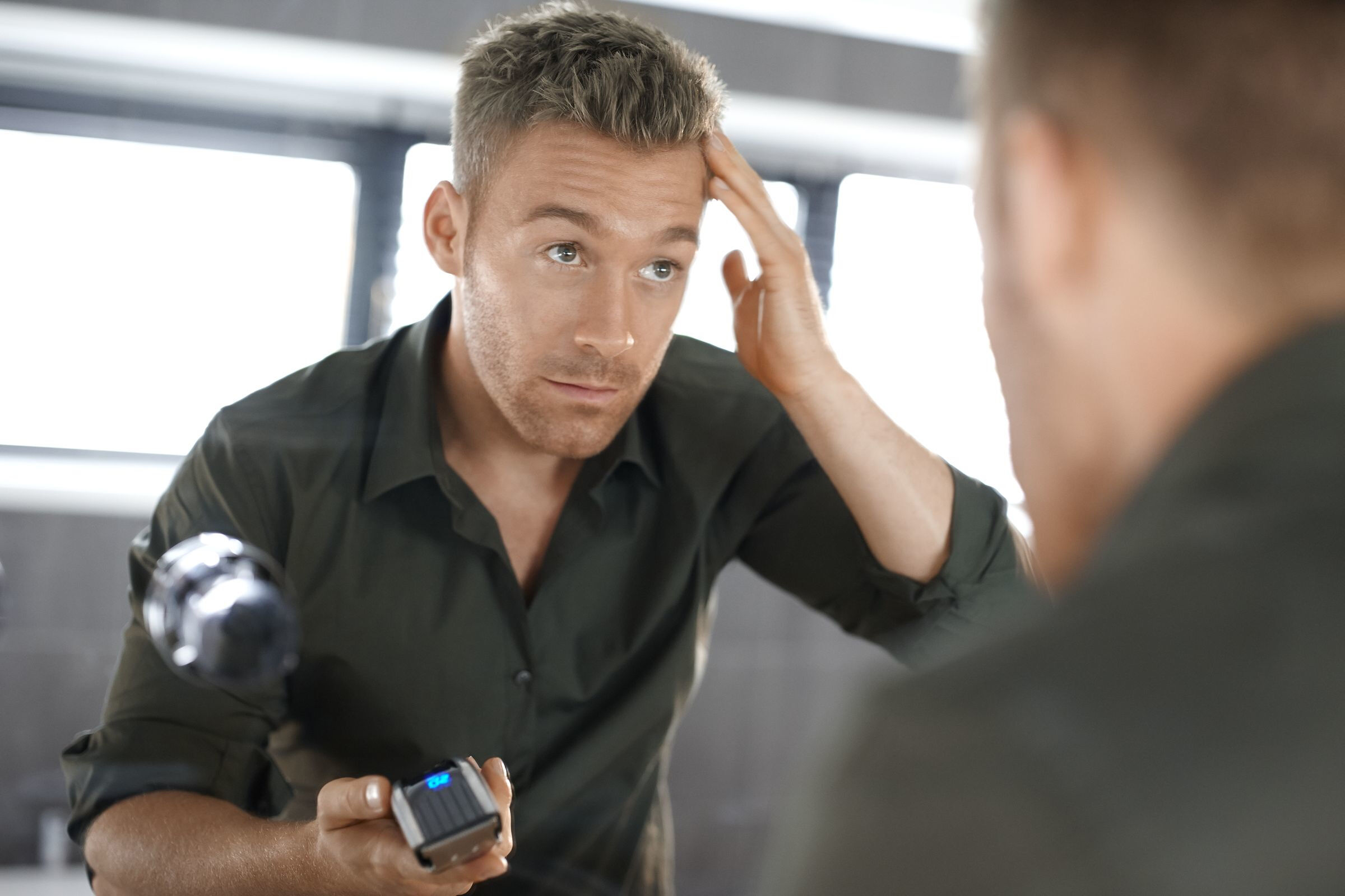 Hrklipper med finger touch