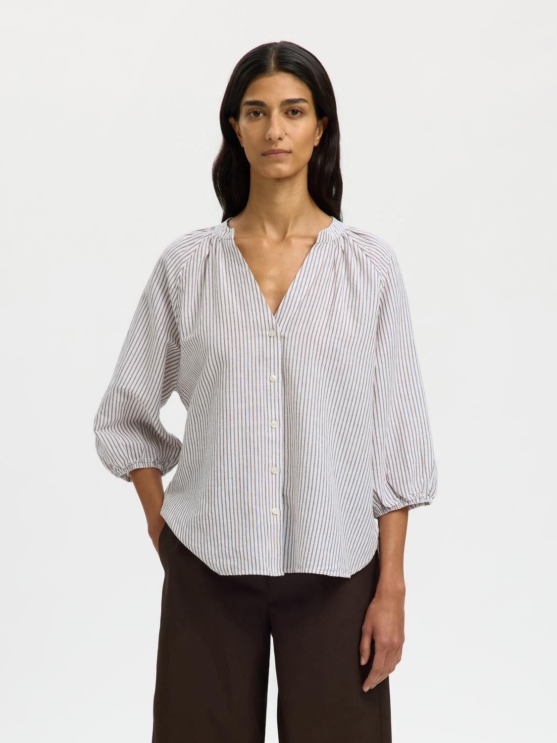 SLWCLEO-ALBERTA LINEN BLEND SHIRT N