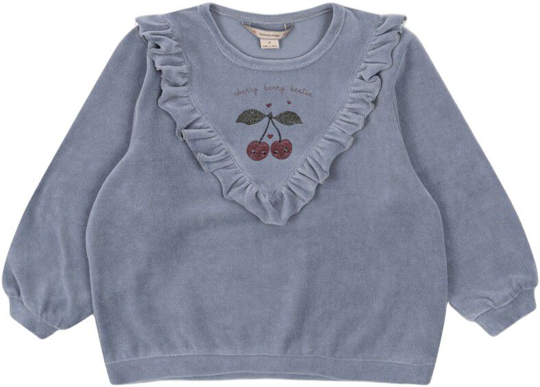 WALLY FRILL SWEAT SHIRT GOTS