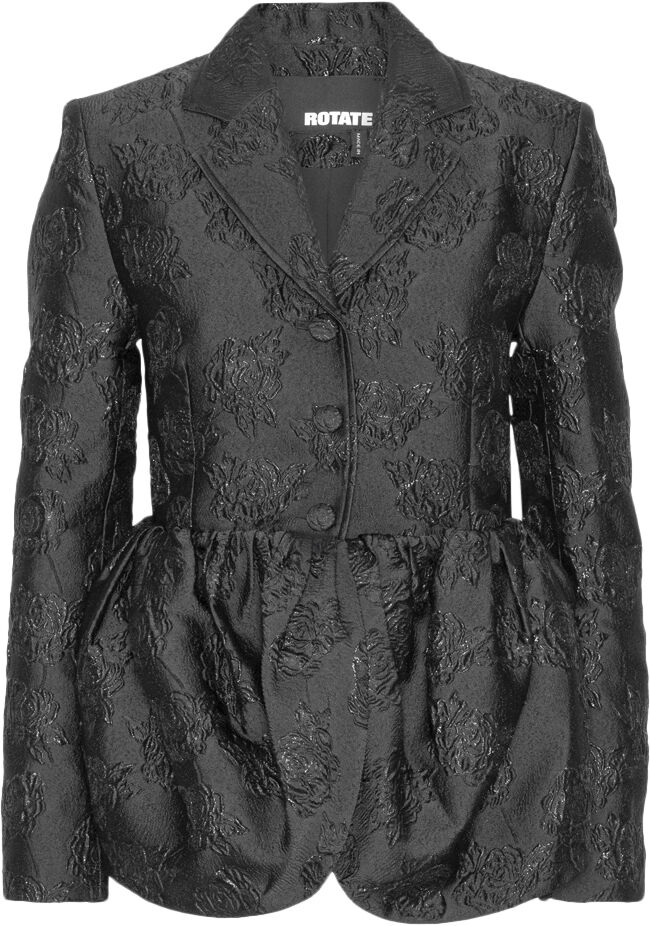 JACQUARD DRAPED BLAZER