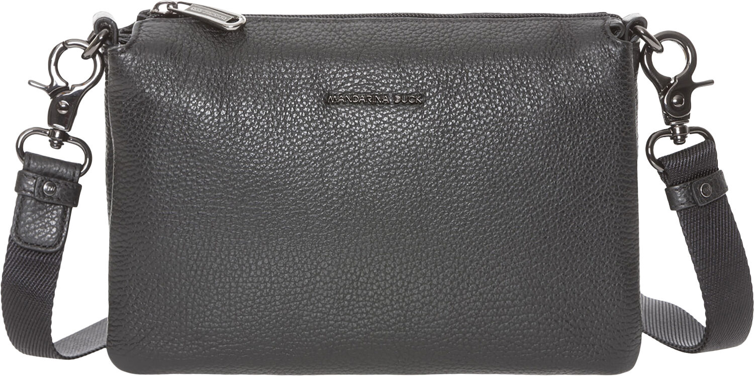 MELLOW LEATHER POCHETTE / NERO