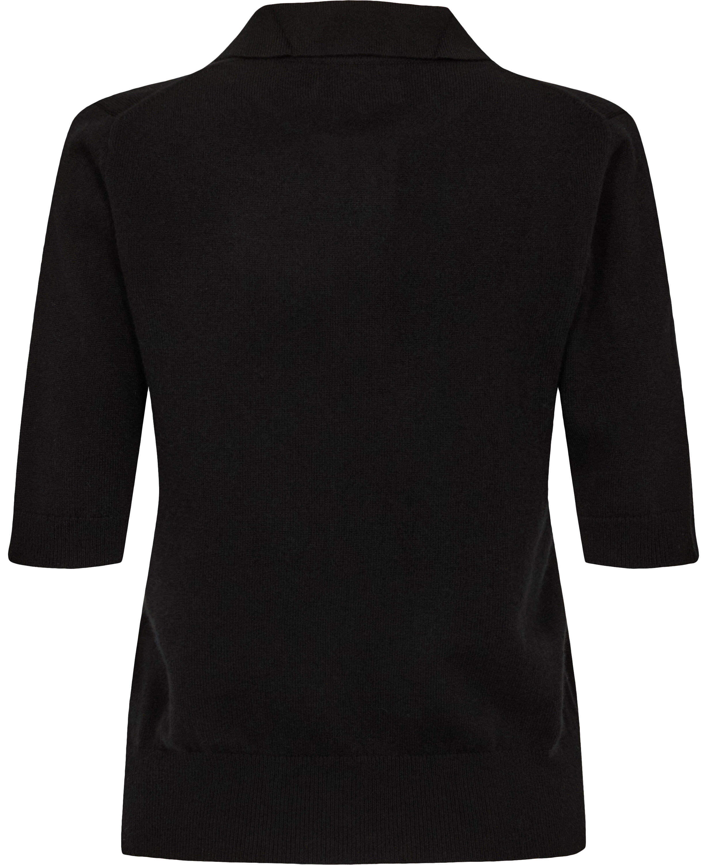 Classic 9 Kort&aelig;rmede polo strik - 100% Cashmere