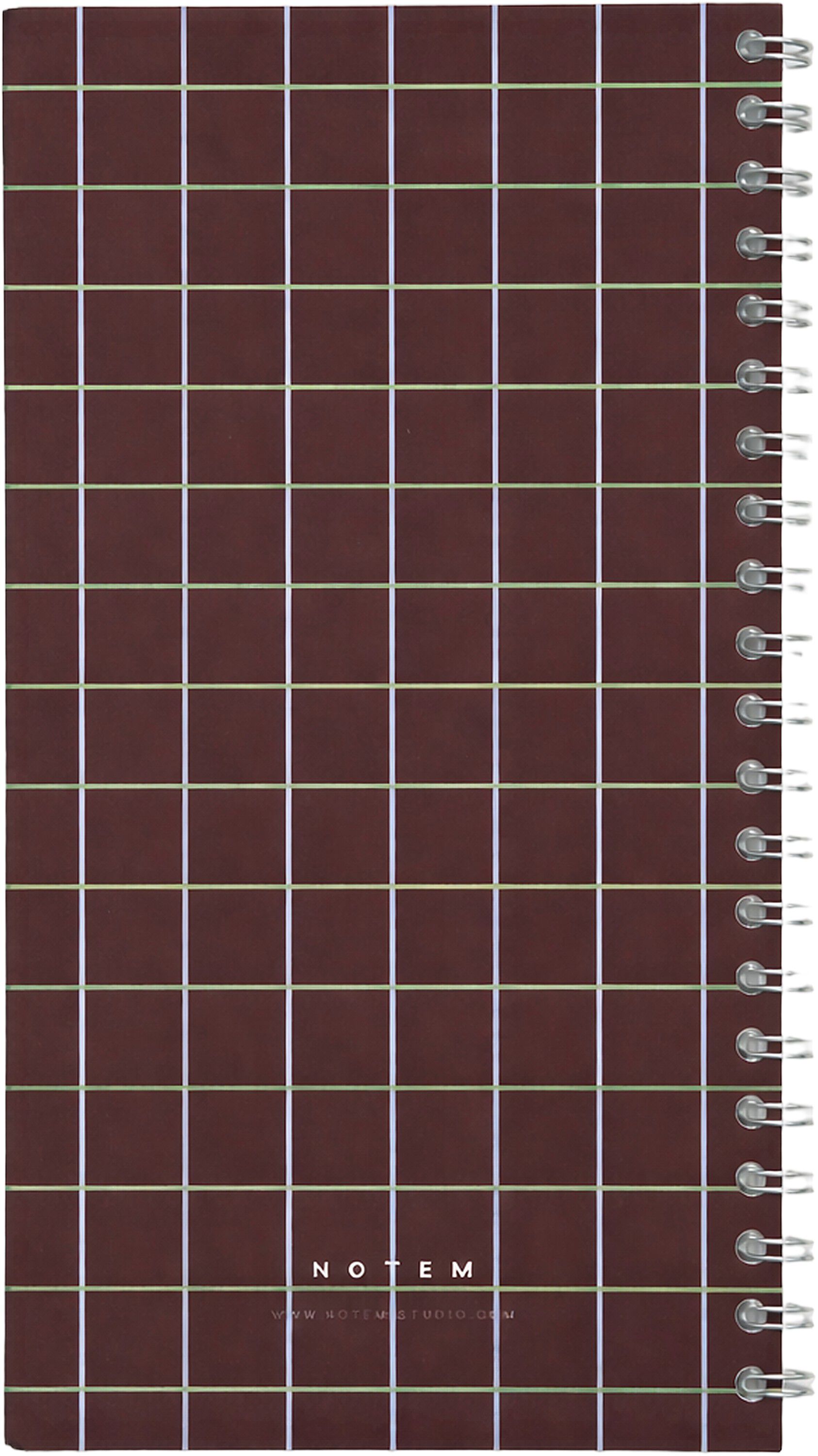 LUCA Weekly wireplanner, Black Check