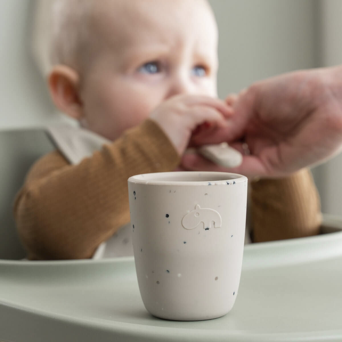 Silikone f&oslash;rste spises&aelig;t Birdee Sand