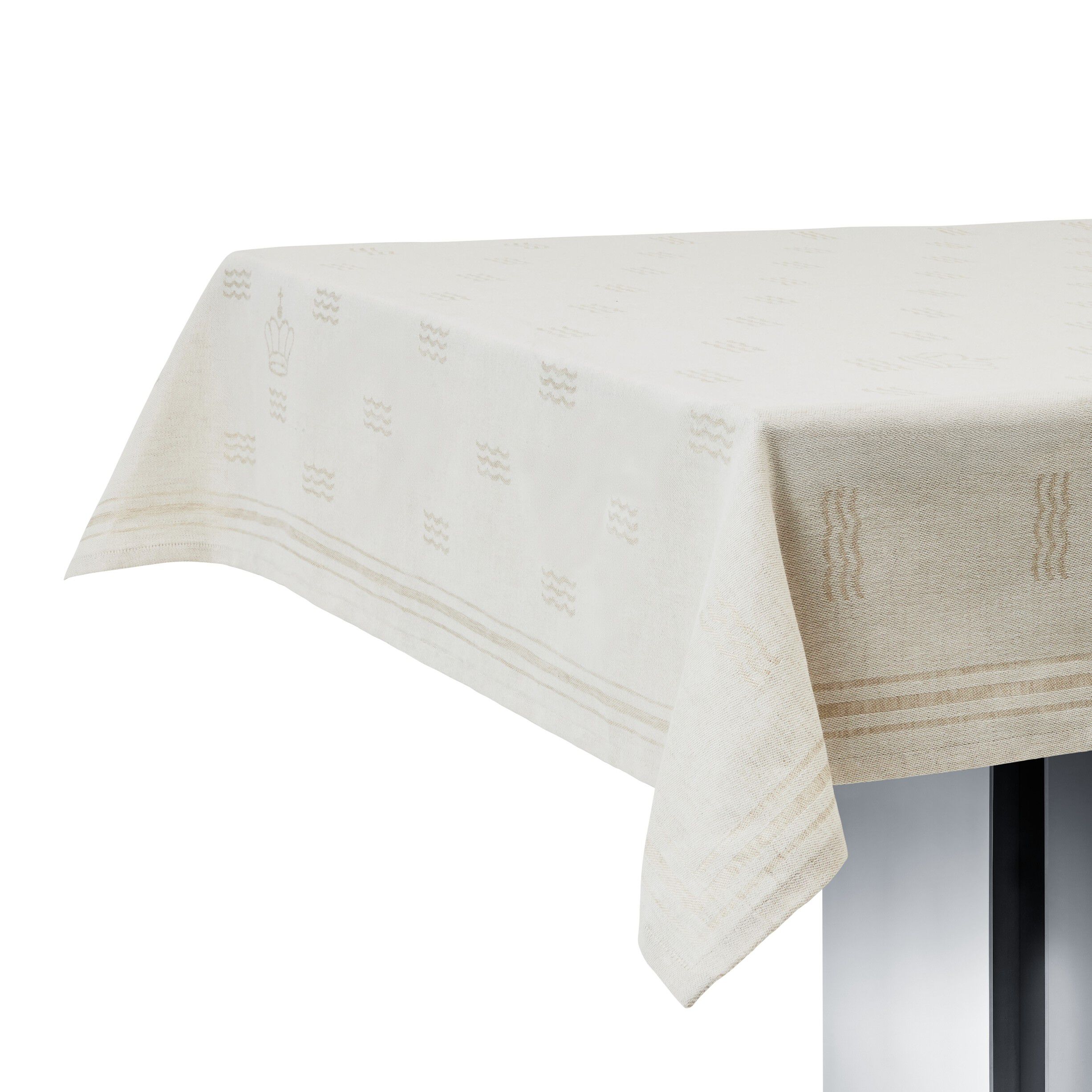 Waves dug, hvid, 320 X 144 cm