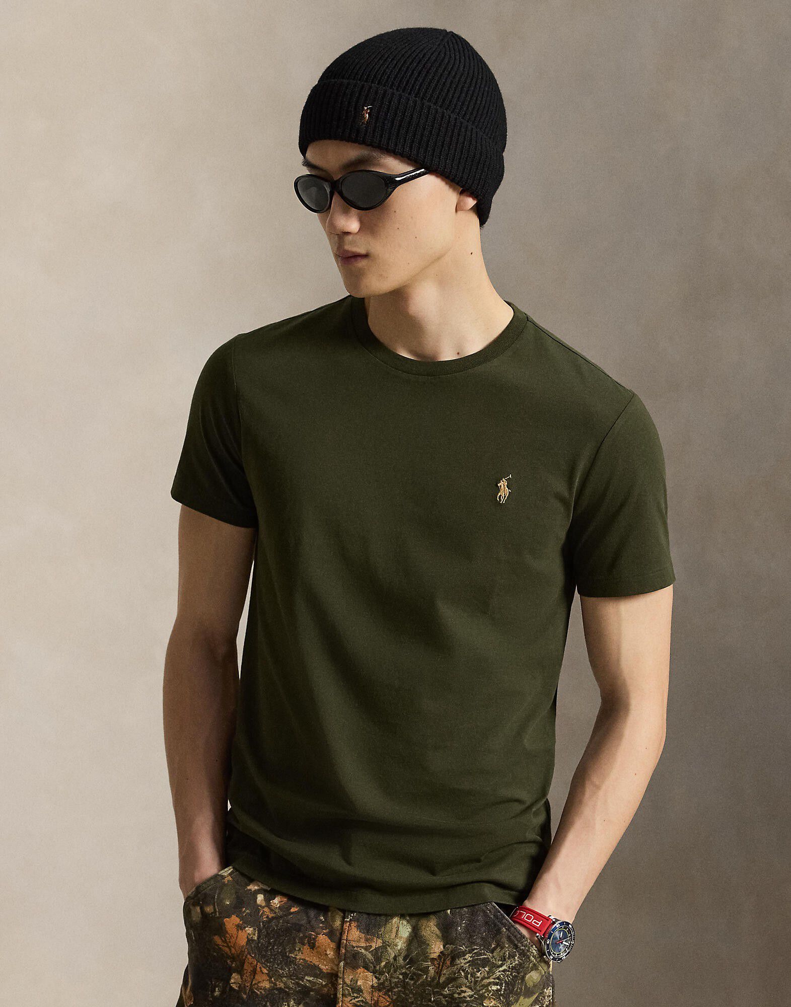 Custom Slim Fit Jersey Crewneck T-Shirt