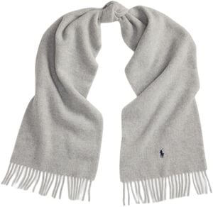 WOOL BLEND-SOLID WOOL SCARF