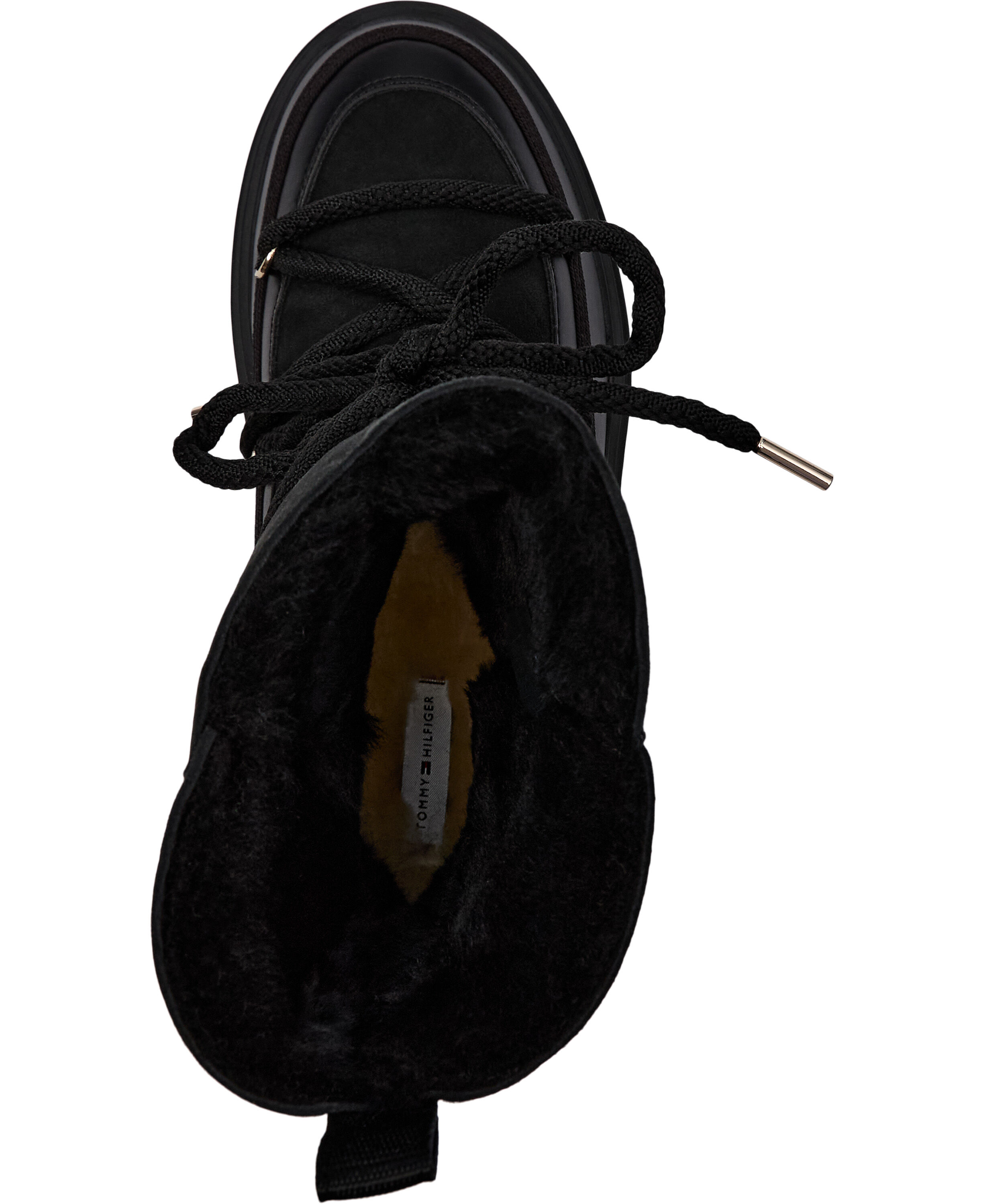 REAL SHEARLING LACE-UP SNOWBOOT