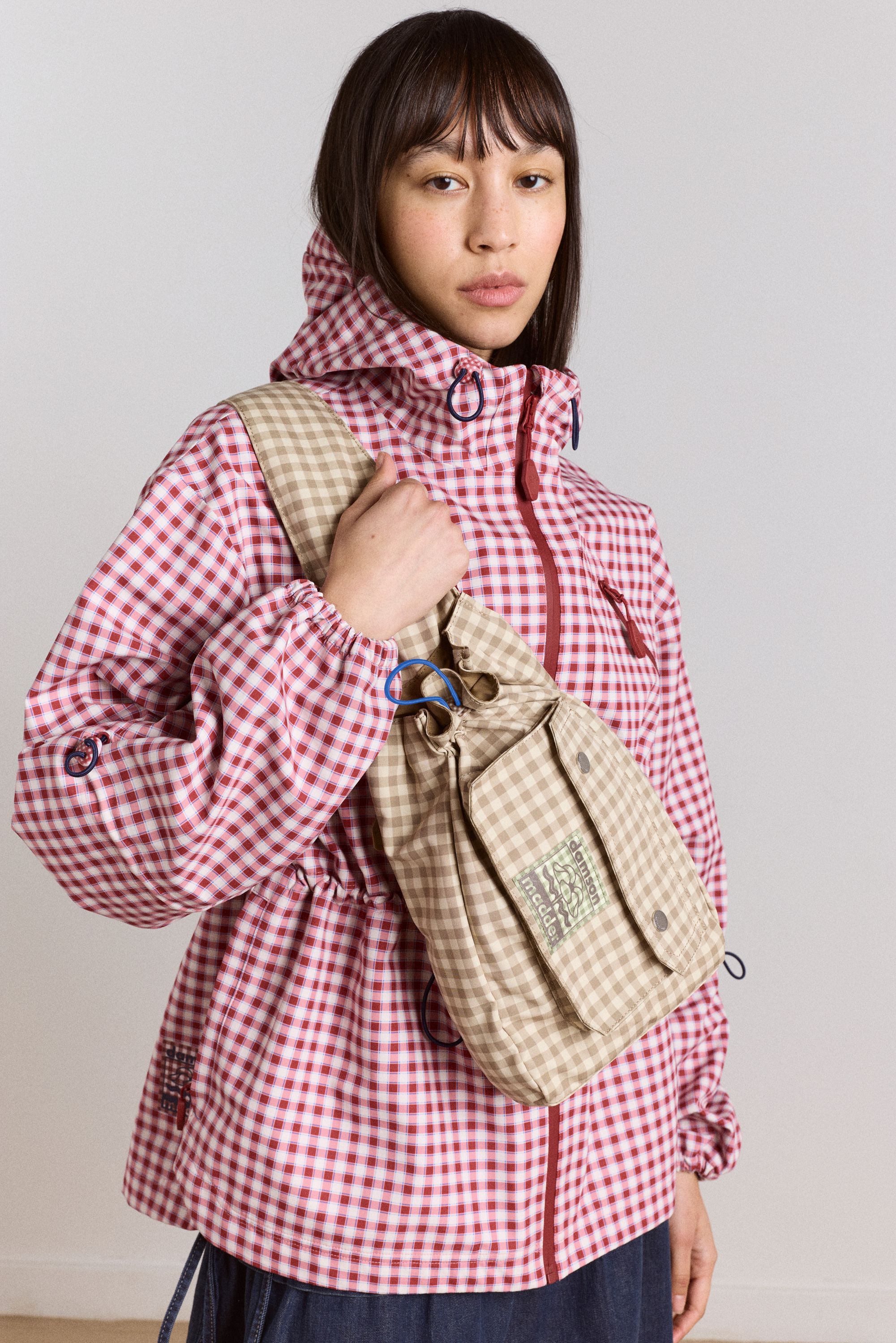 MATILDA CROSS BODY BAG - GINGHAM