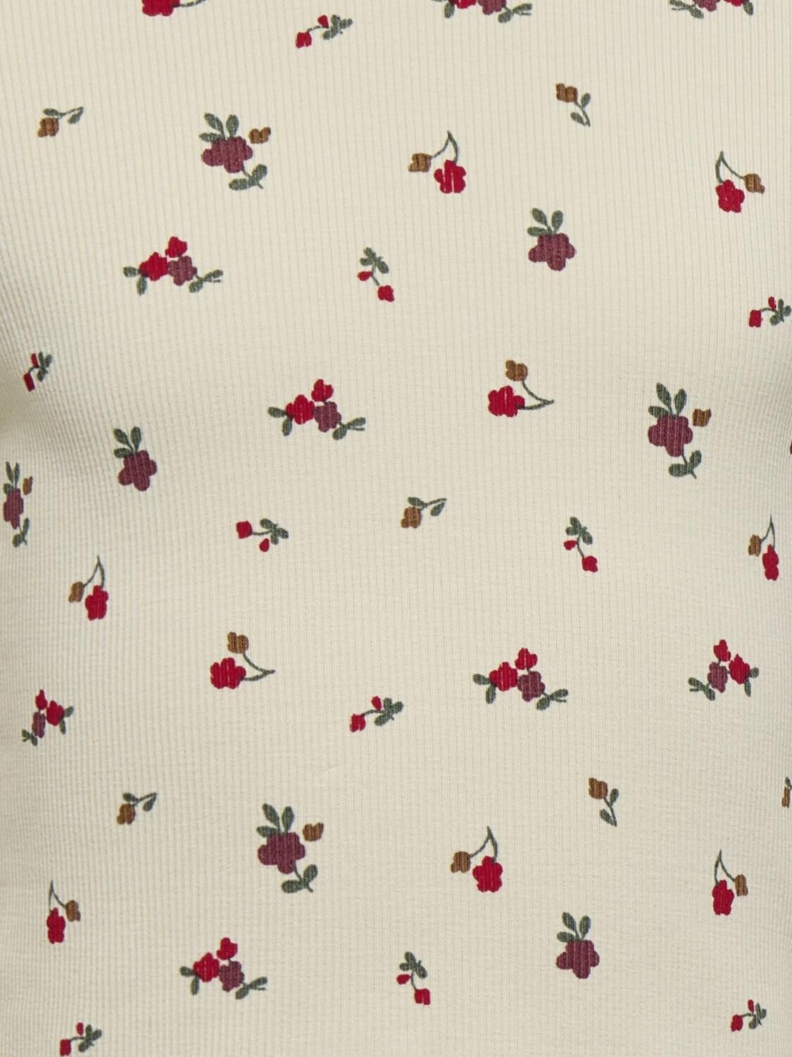 Kmgtrinny Aop Ls O-Nck Top Jrs Noos