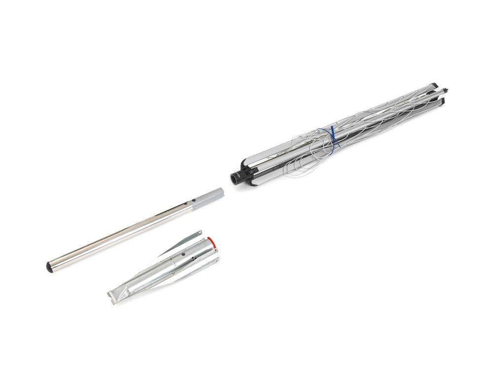 Topspinner 40 mtr. 2 delt aksel - Metallic Grey