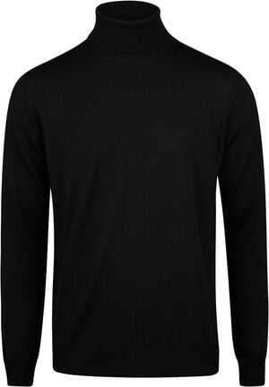 Sweater Knitted Roll Neck Merino Wool