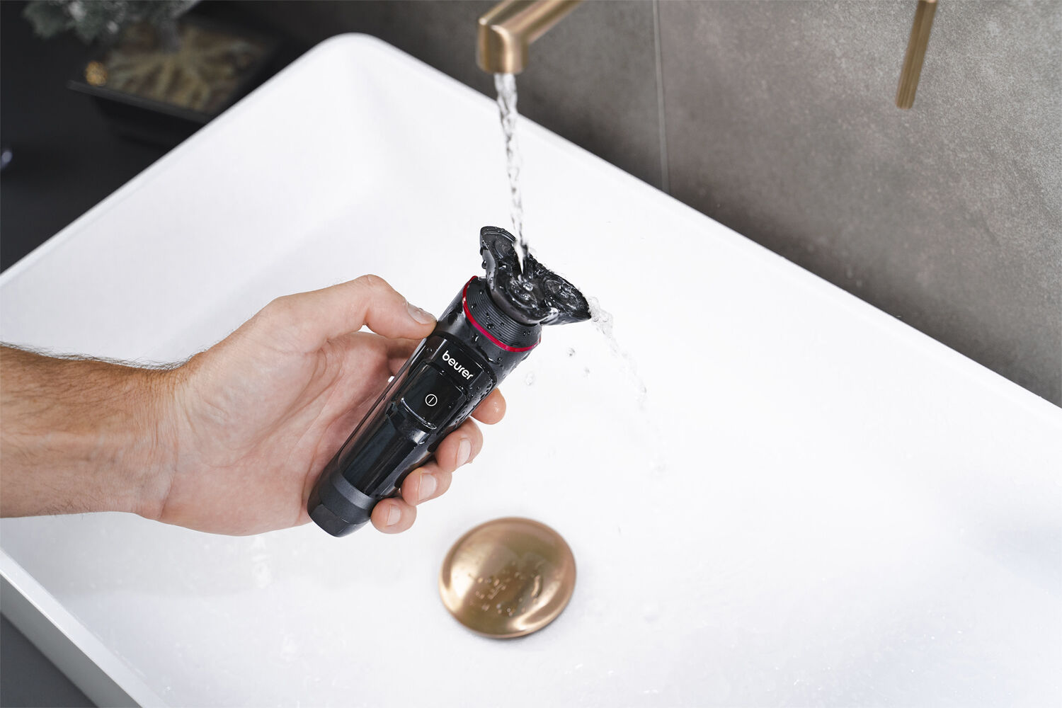 MN8X Men Care Barbermaskin med roterende hoder