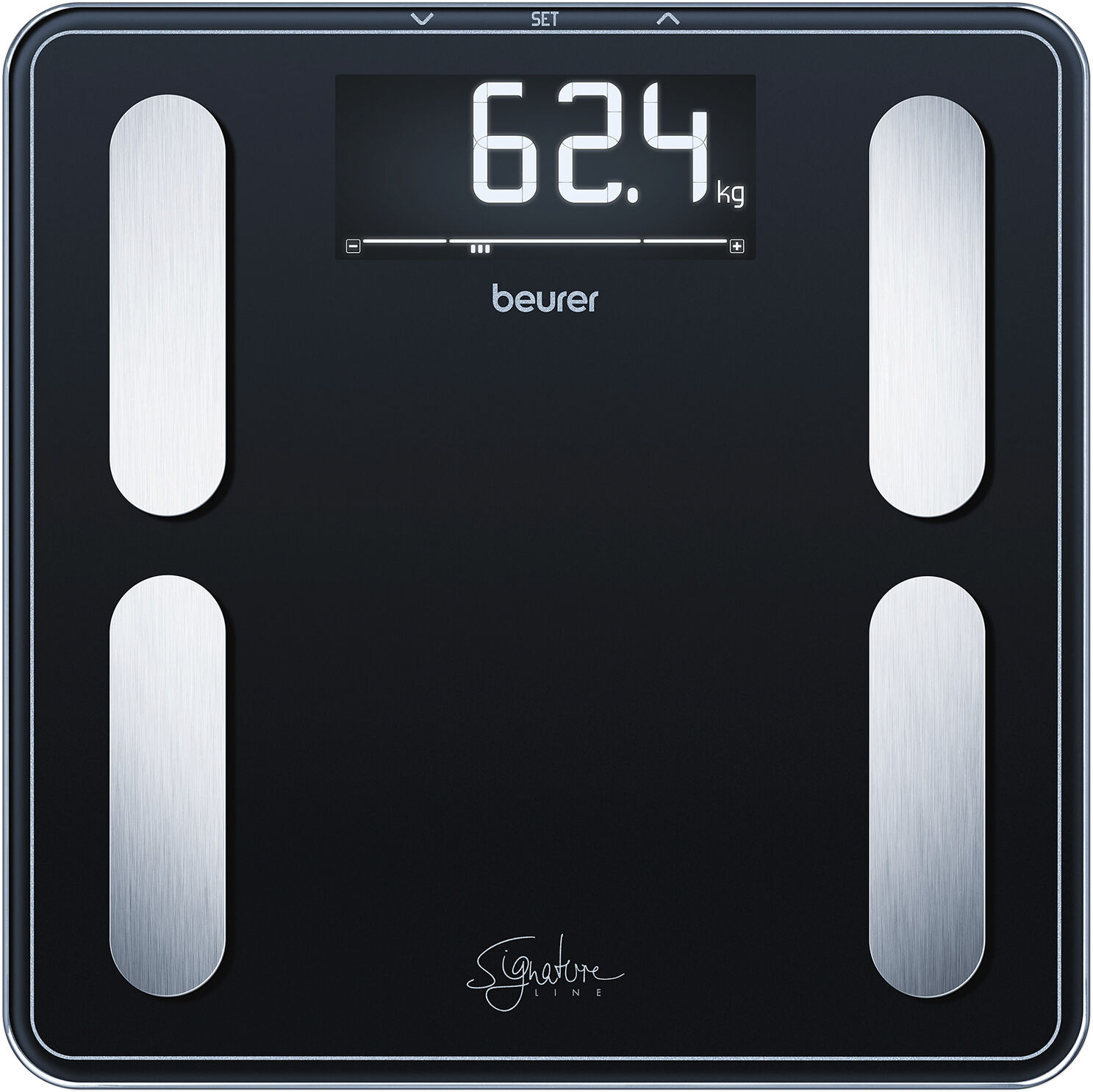 Kropsanalysevekt i svart BF 400