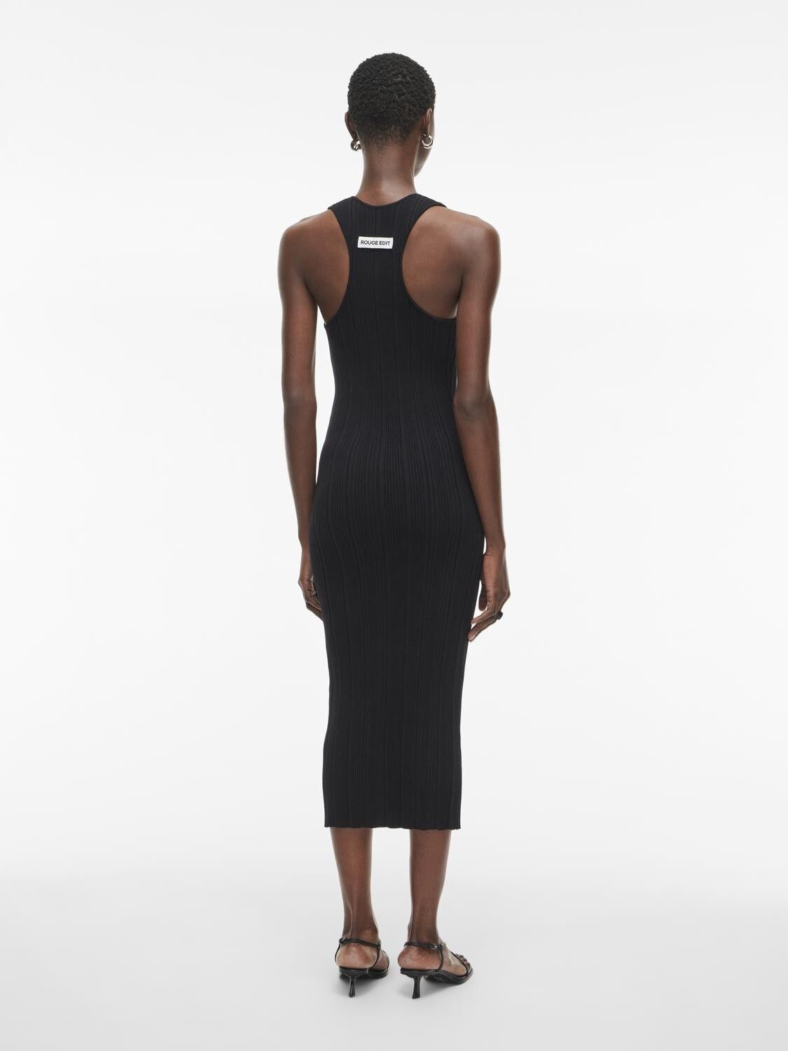 ROUSABINE KNITTED RACERBACK MIDI DR