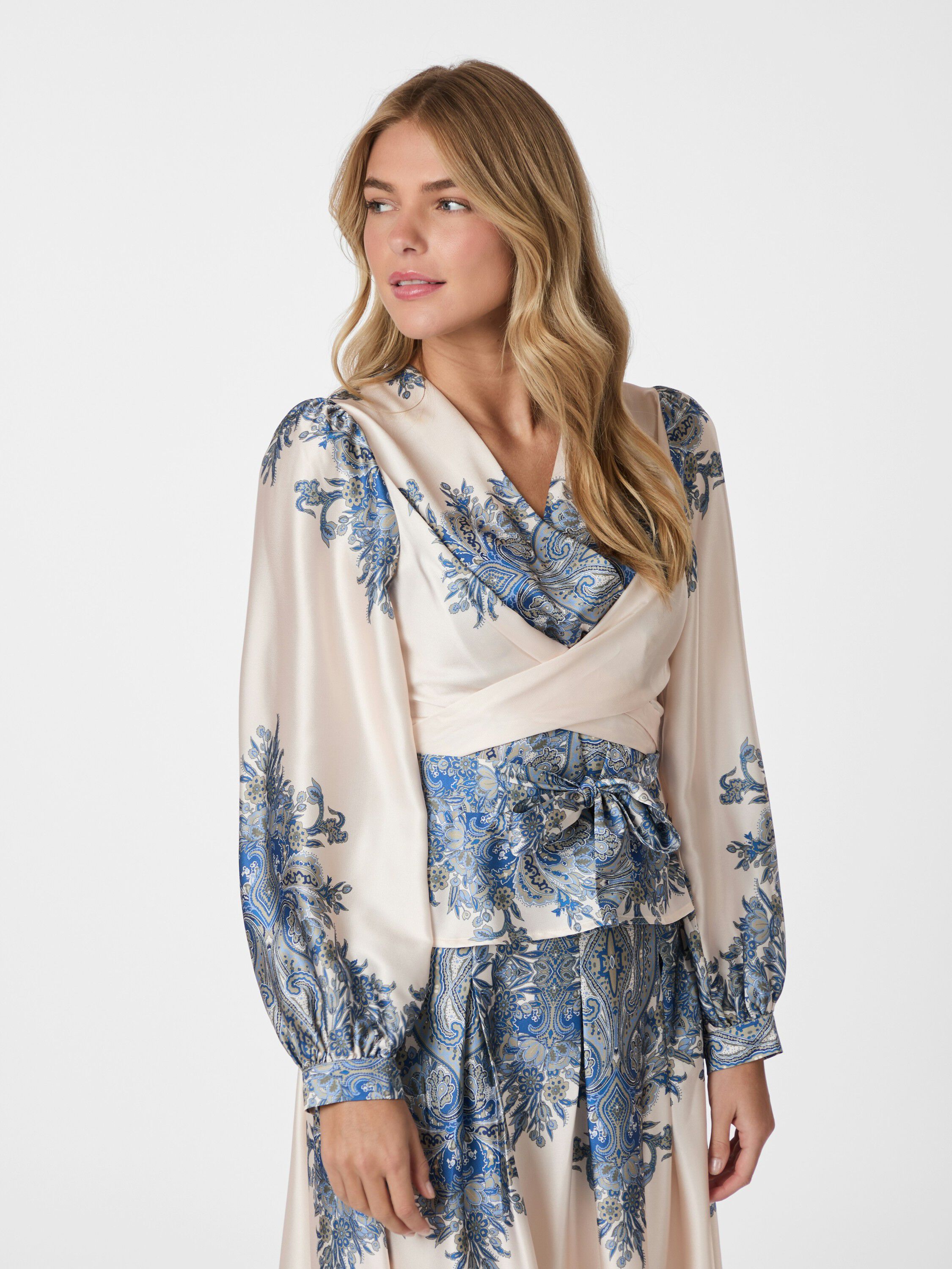 Rista Paisley Border Blouse