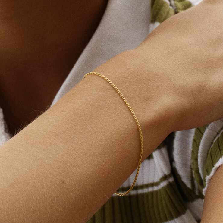 Small Twisted Sparkly Bracelet