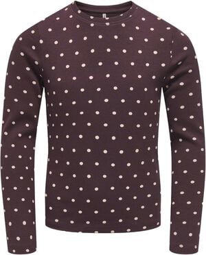 KOGTRINNY LIFE AOP L/S O-NECK TOP J
