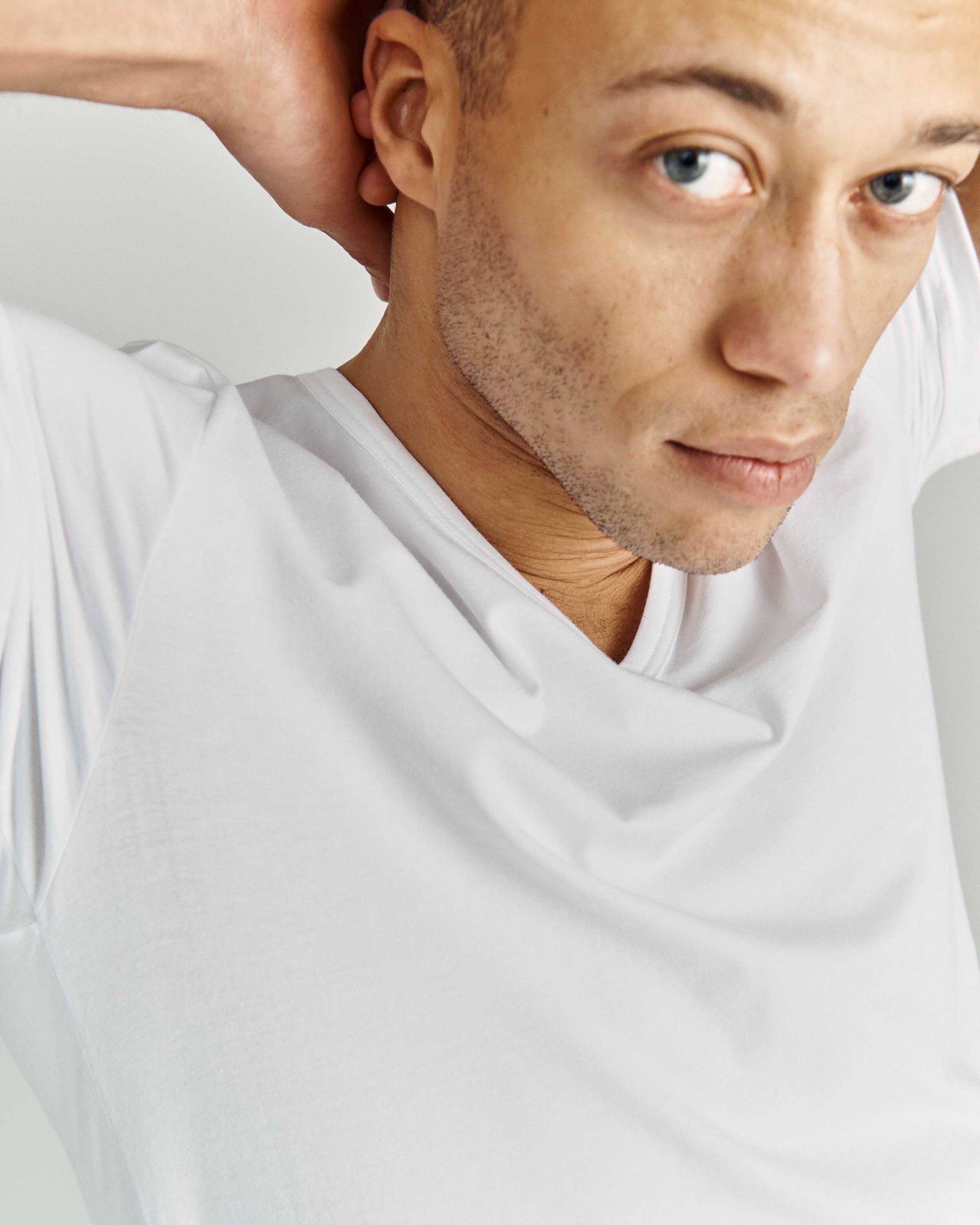 T-shirt O Neck Cotton Stretch