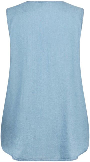 Curvy WA-FLORA 1 Top Lys denim