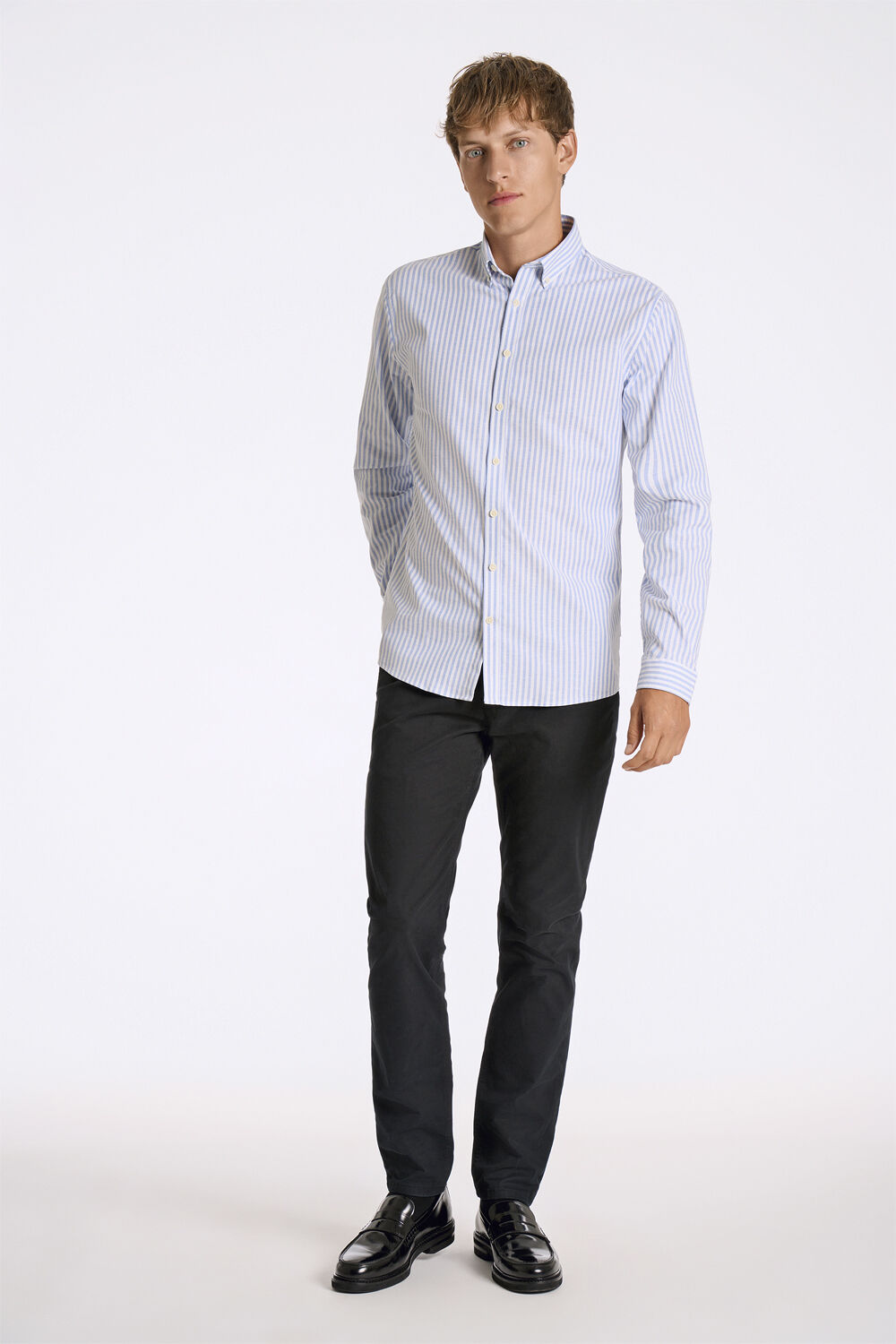 Striped superflex oxford L/S