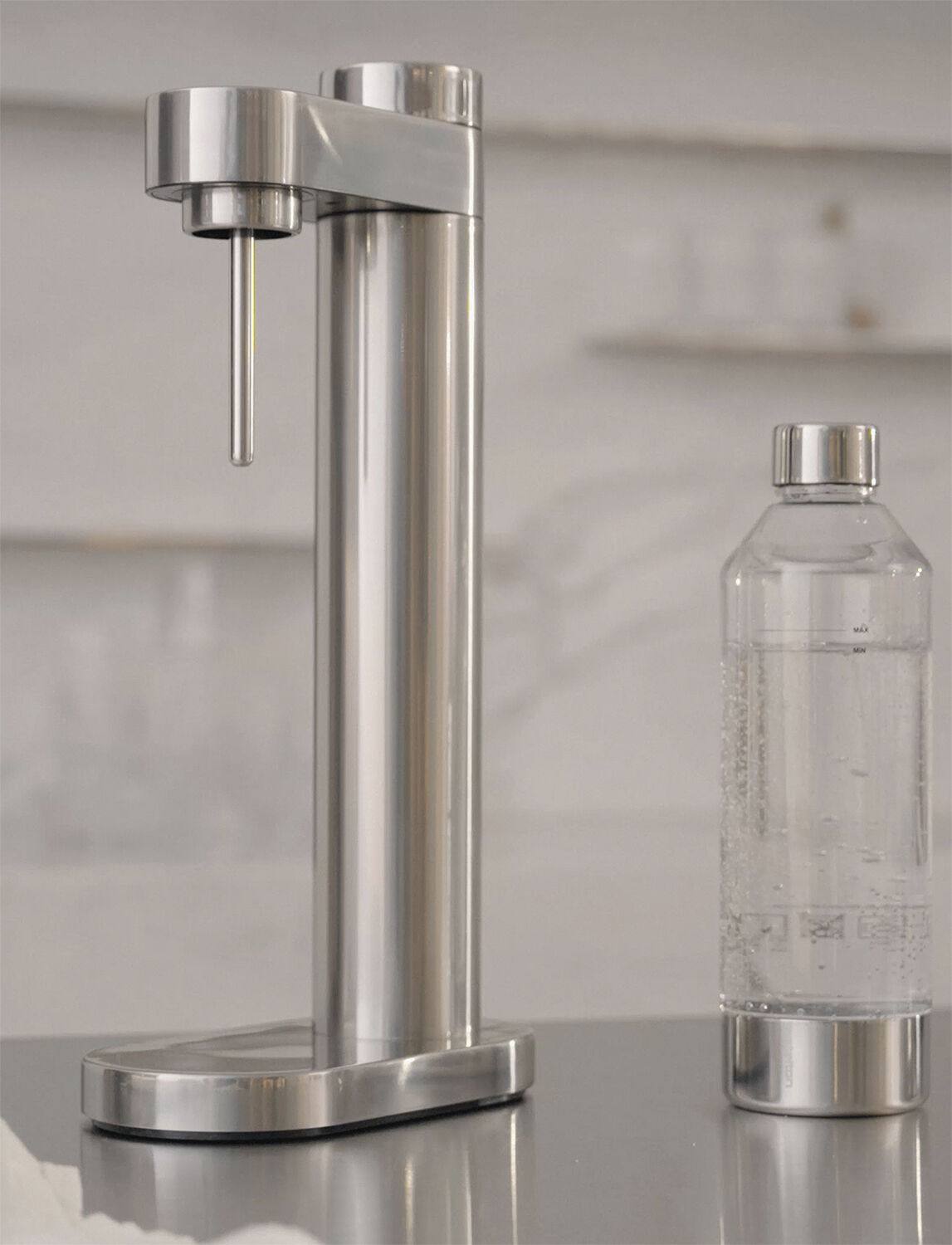 Brus carbonator steel Protect the environment from plastic bottles and