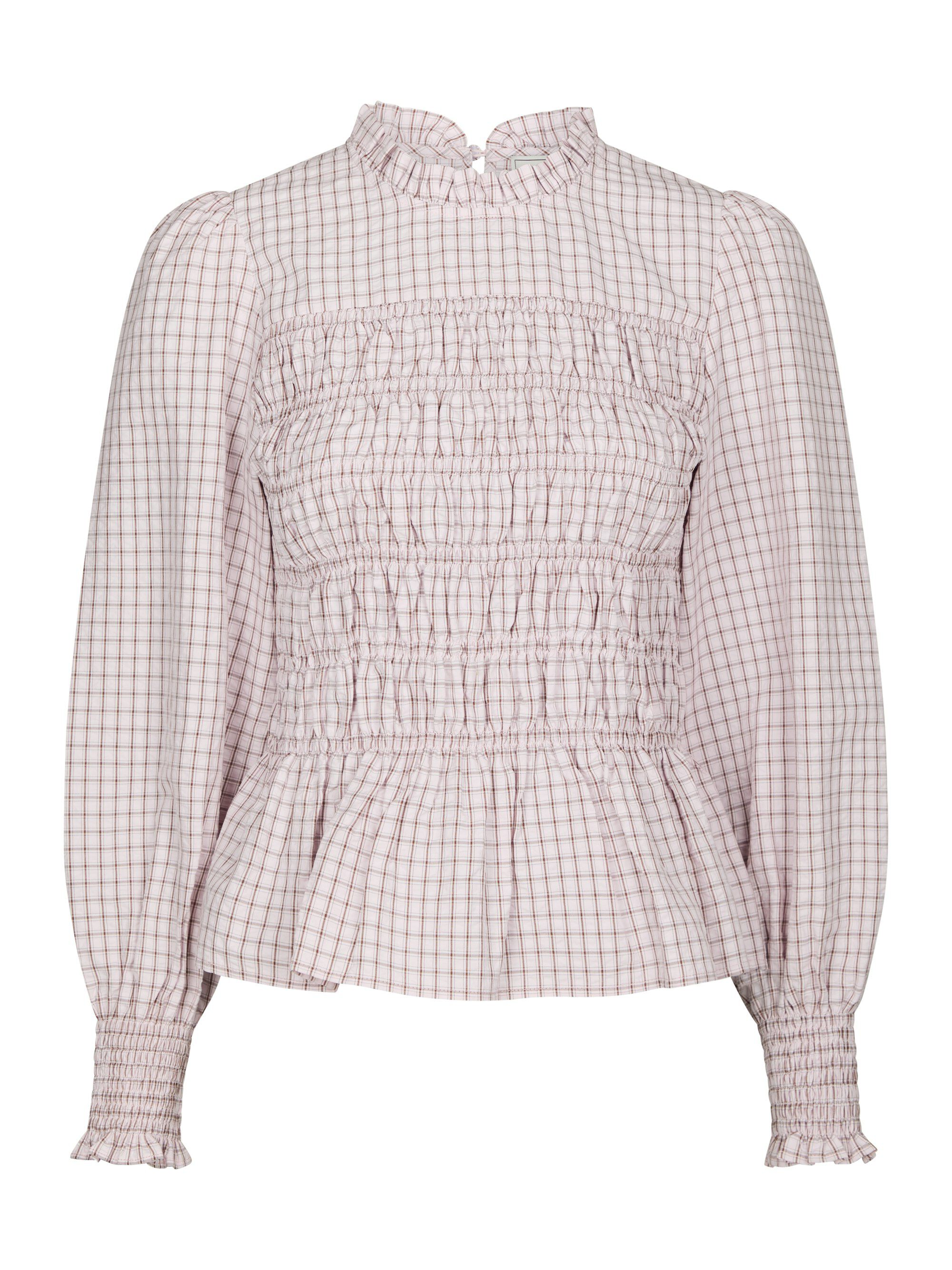 Possa Mini Check Blouse