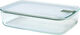 Husholdningsboks EasyClip 2250 ml Nordic sage Glass