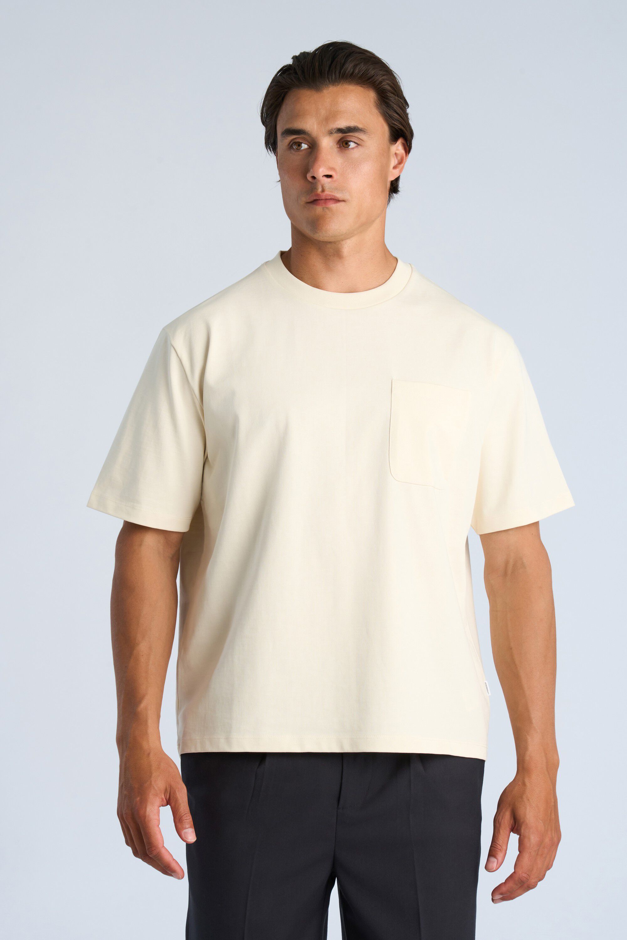 O-neck oversized cropped S/S