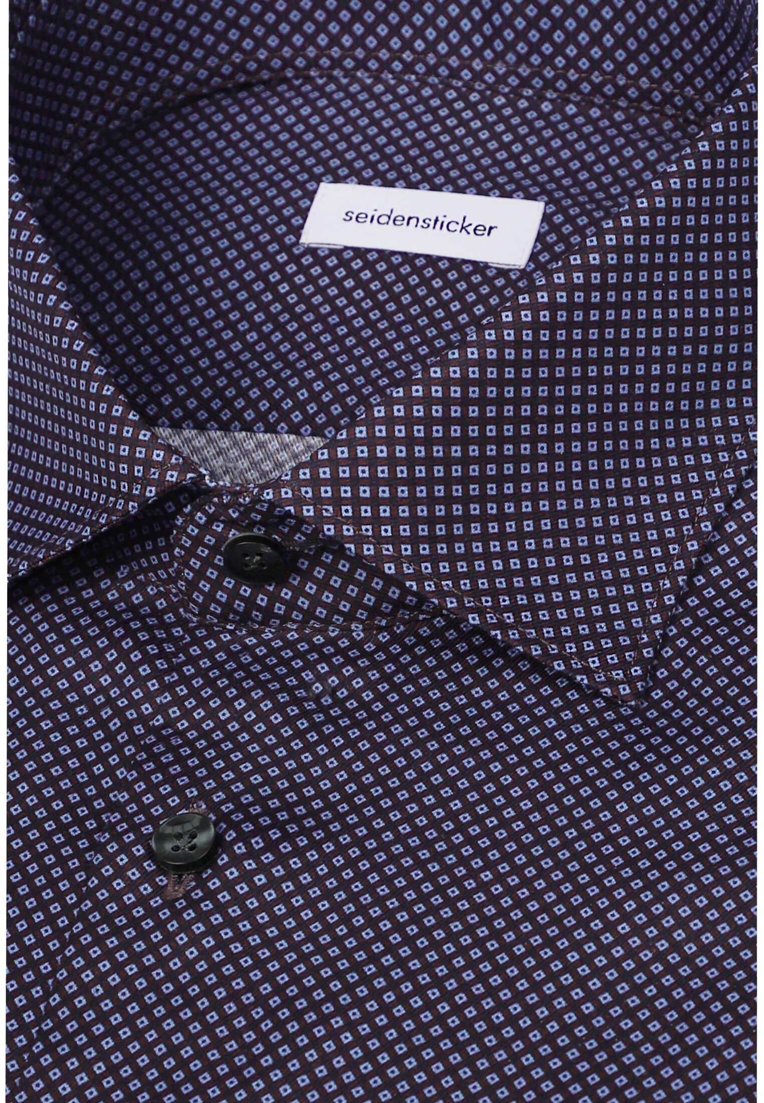 Business shirt Slim 1/1 Kent-Collar Print
