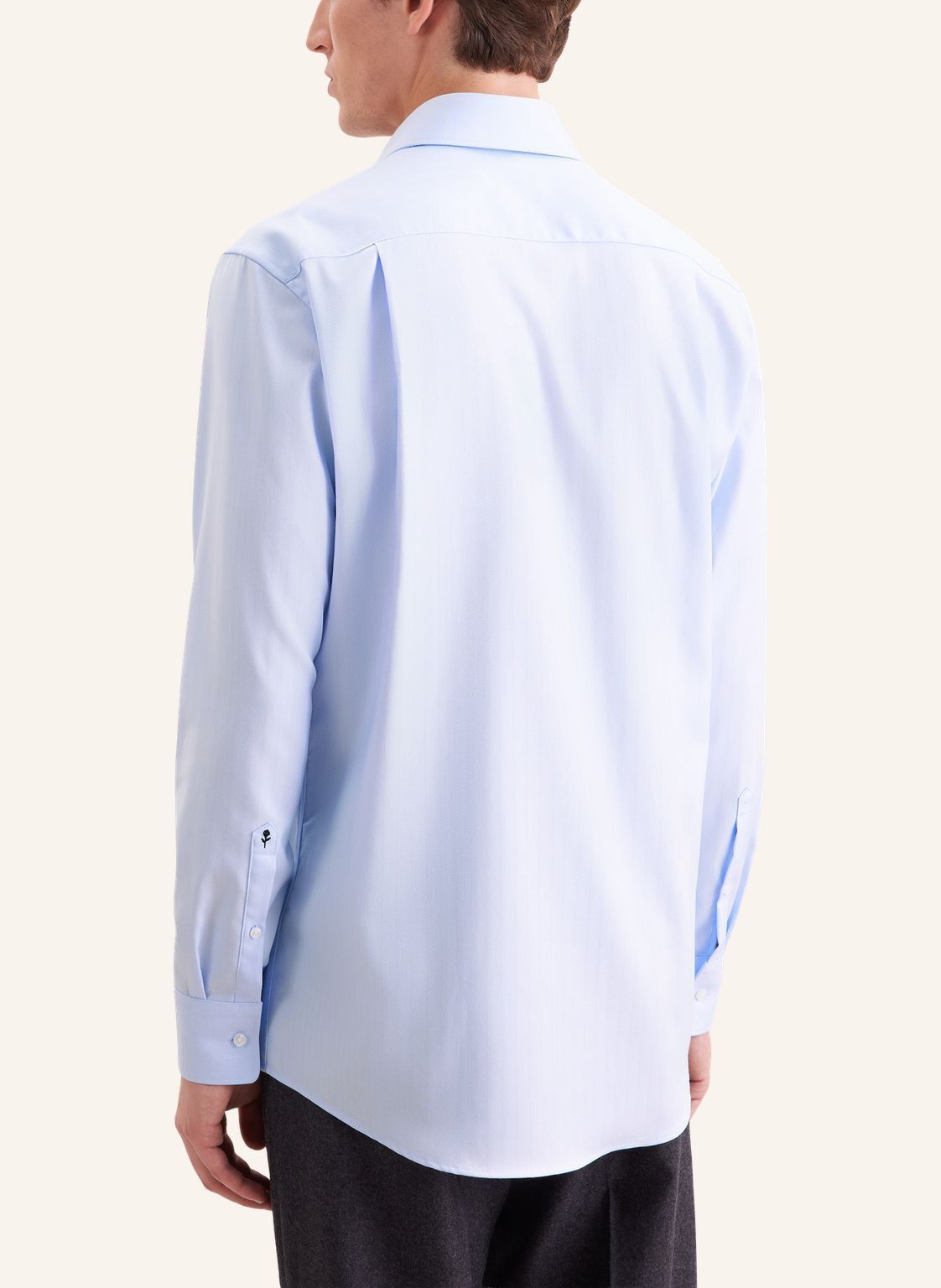 Business shirt Regular 1/1 Shark Collar Herringbone