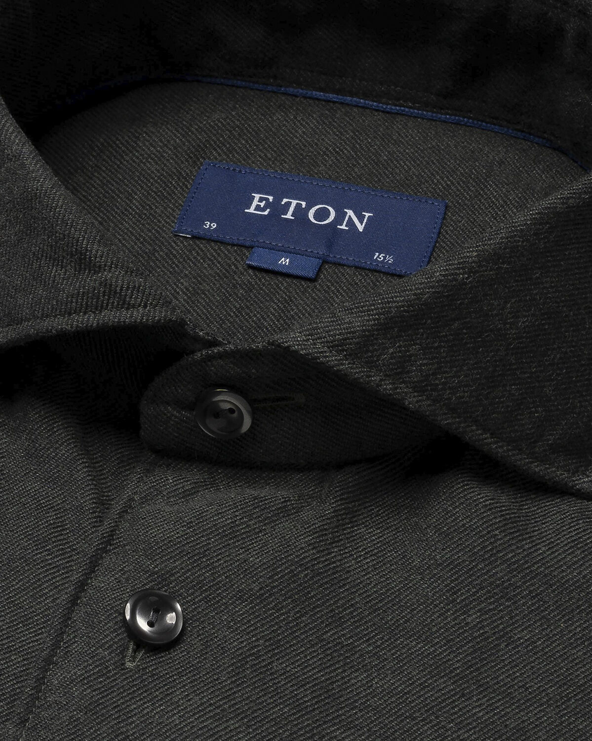 Slim Fit Dark Green Flannel Shirt