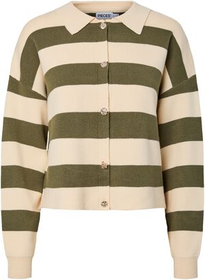 PCJASSY LS POLO KNIT CARDIGAN D2D