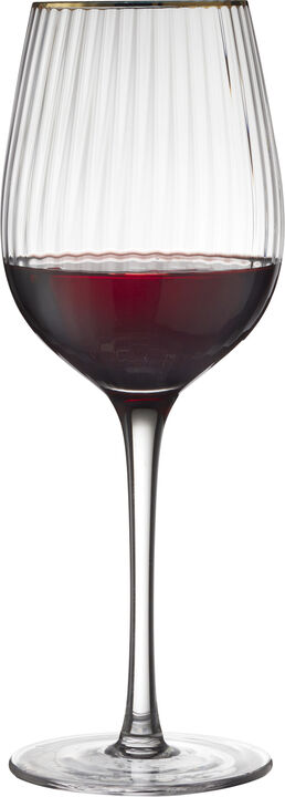 Rødvinsglass Palermo Gold 40 cl 4 pcs