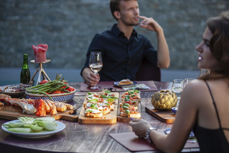 Skærebrætter i massiv eg Slim fit